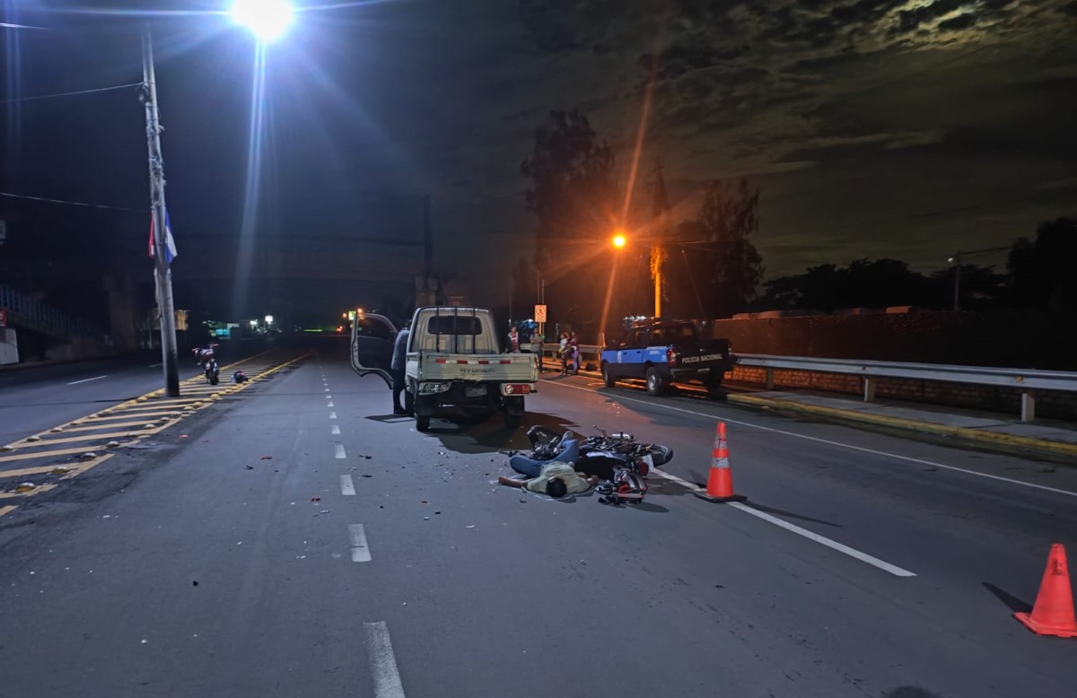 Trágico accidente: Motorizado muere al chocar con camioncito en Tipitapa