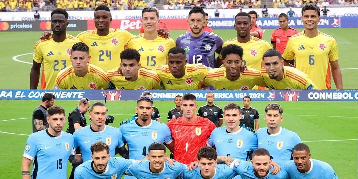 Colombia vs. Uruguay en semifinal de Copa América: favoritos y alineaciones