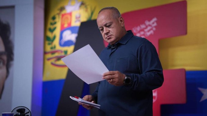 Diosdado Cabello denuncia plan violento de la oposición extremista el sábado 17 de agosto