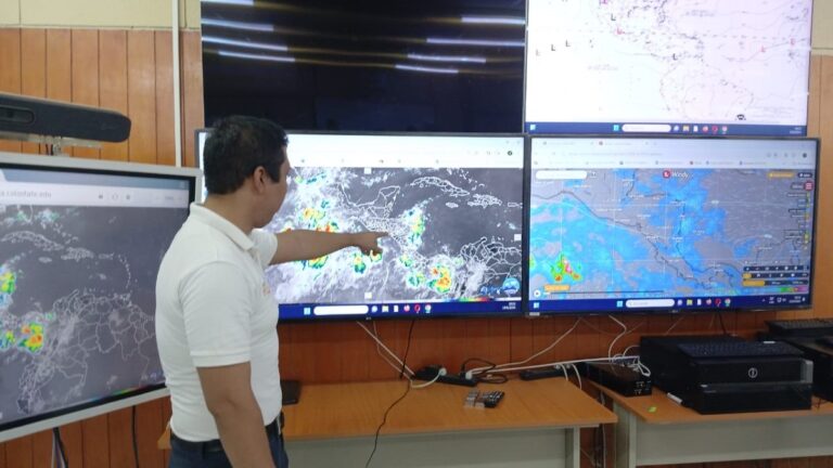 Onda tropical 30 causará lluvias en parte del país e INETER vigila posible desarrollo de zona de baja presión