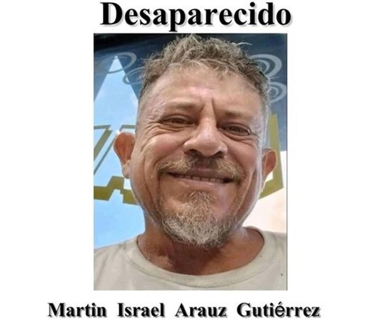 El nicaragüense Martín Israel Arauz Gutiérrez, de 52 años