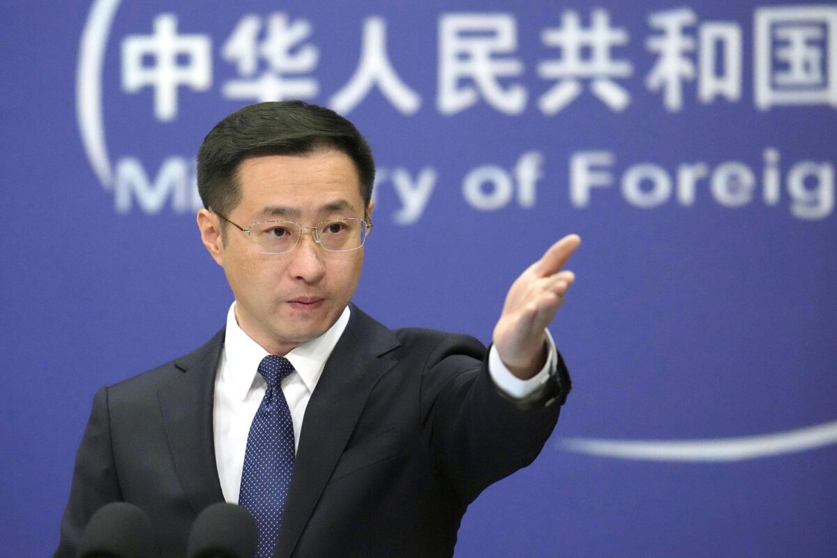 El portavoz del Ministerio de Relaciones Exteriores de China, Lin Jian