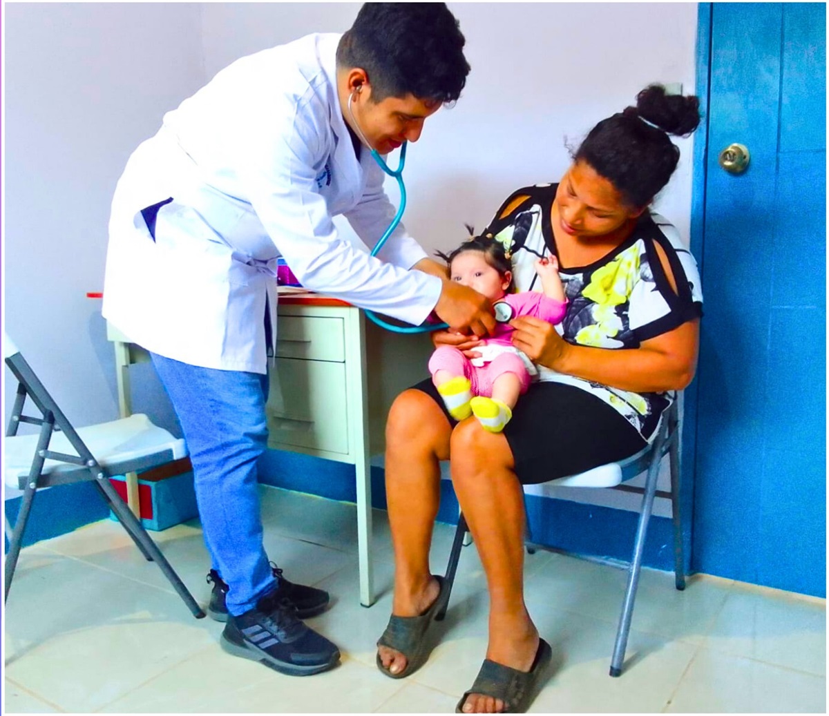 Inauguración Puesto de Salud Rosa Adela Reyes en Cuajachillo