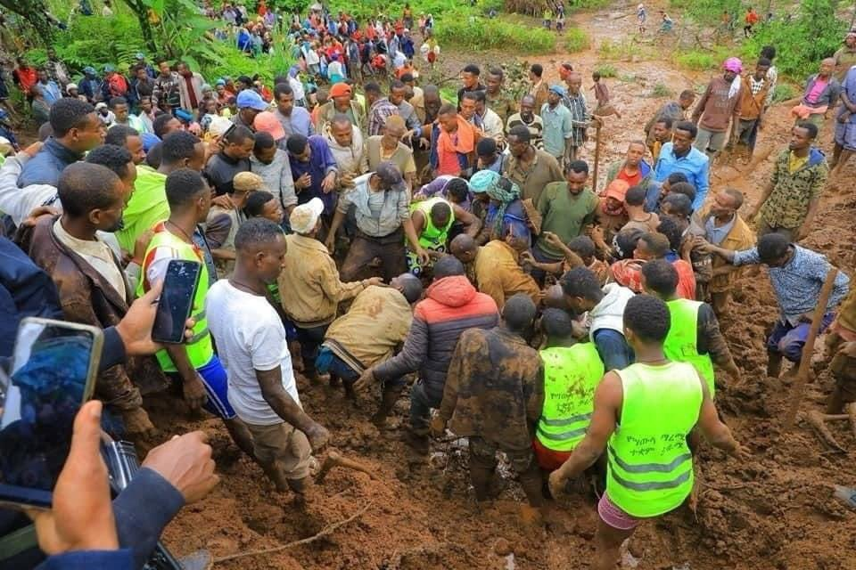 Tragedia en Etiopía: 23 muertos por deslizamientos de tierra