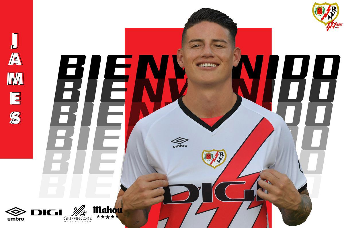 James Rodriguez ficha por el Rayo Vallecano en su centenario