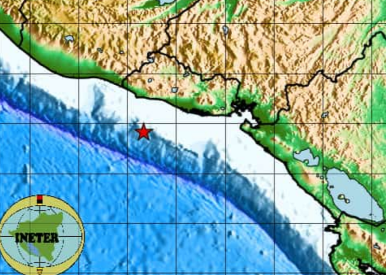 Sismo de magnitud 6.2 sacudió el occidente salvadoreño y parte de Nicaragua