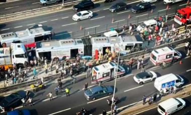 Accidente de tránsito en Estambul deja un muerto y 38 heridos