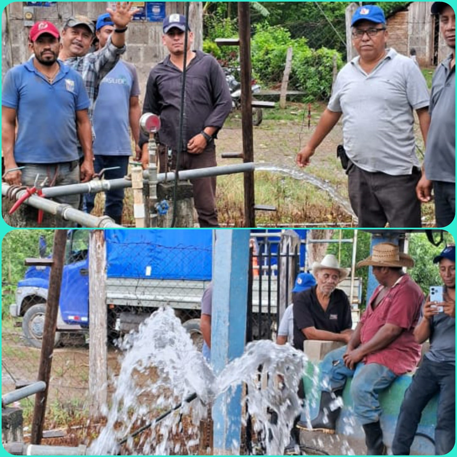 Rehabilitación de agua potable en El Jicarito: ENACAL y Alcaldía de Santo Tomás