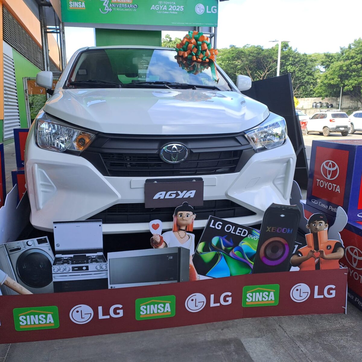 ¡Participa y gana un Toyota Agya 2025 con SINSA y LG Electronic!