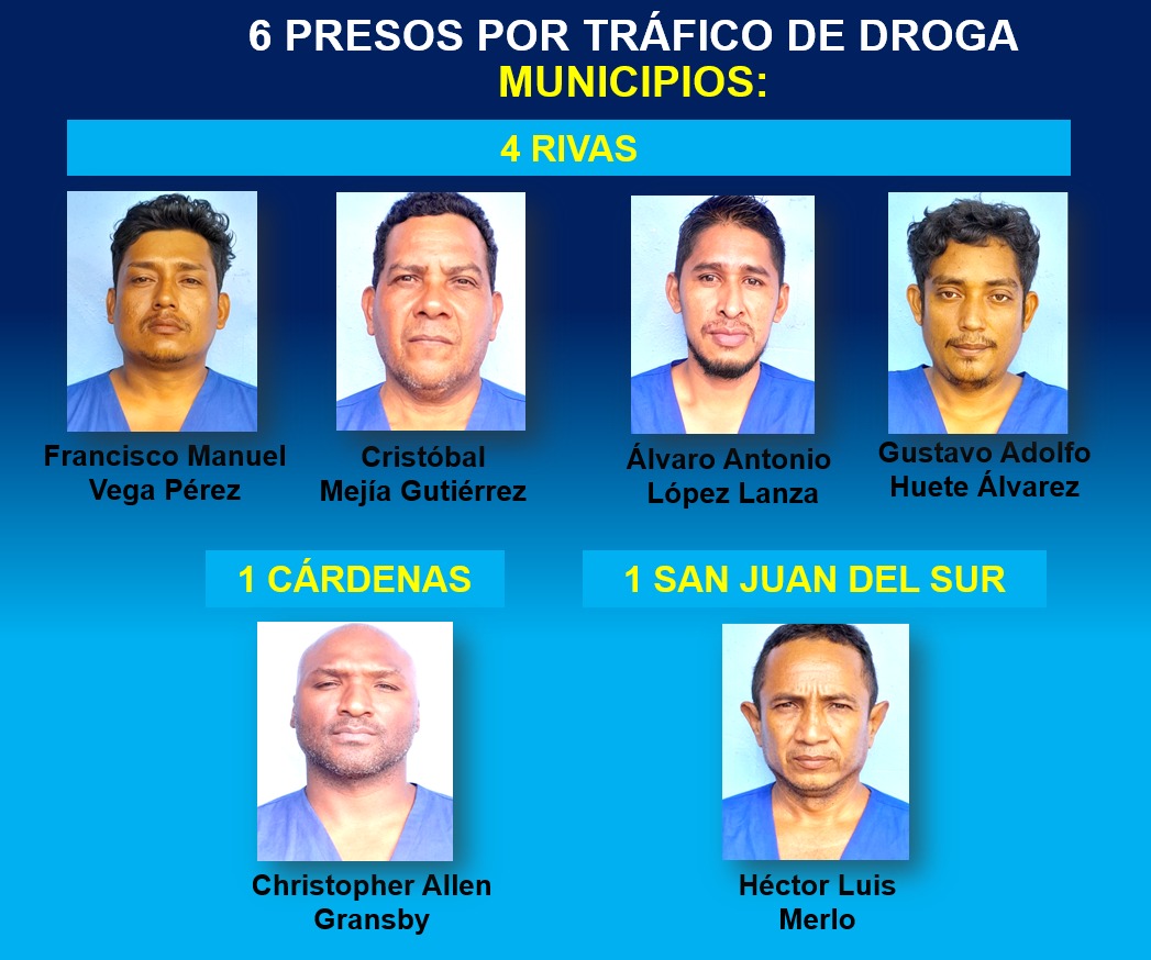 Captura de 6 traficantes de drogas y 10 delincuentes en Rivas