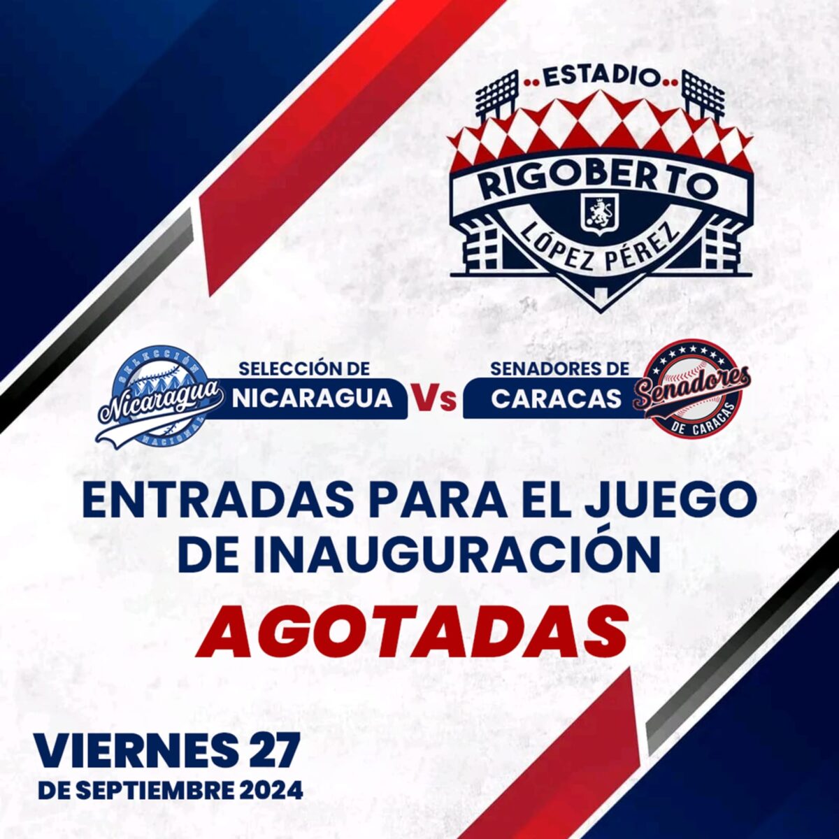 Entradas agotadas: Inauguración Estadio Rigoberto López Pérez de León