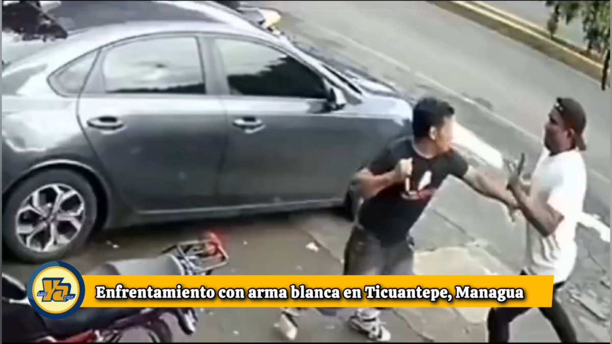 Vídeo: Riña a machetazos en tienda de Ticuantepe