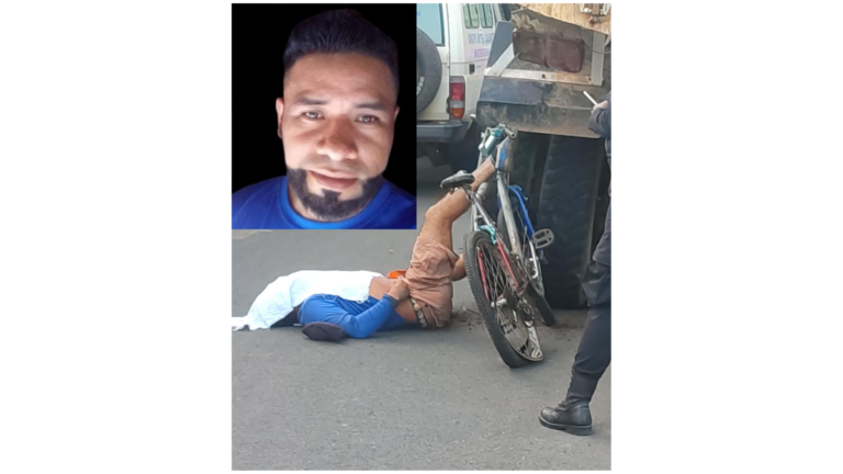 Ciclista fallece al impactar en parte trasera de camión en Jinotega