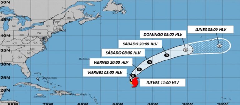 Otro huracán en el Atlántico: Leslie se topa con Milton