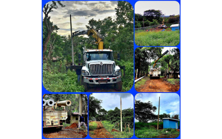 Avanza construcción del sistema de agua potable en Nandaime