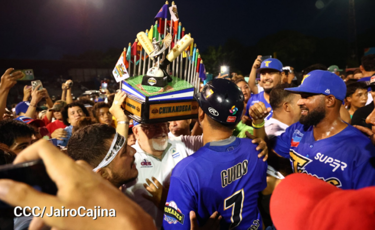 Chinandega se corona campeón en el béisbol nacional al vencer a Los Dantos en final del Pomares