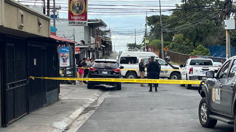 Tiroteo en Alajuela, Costa Rica deja dos hombres heridos de bala