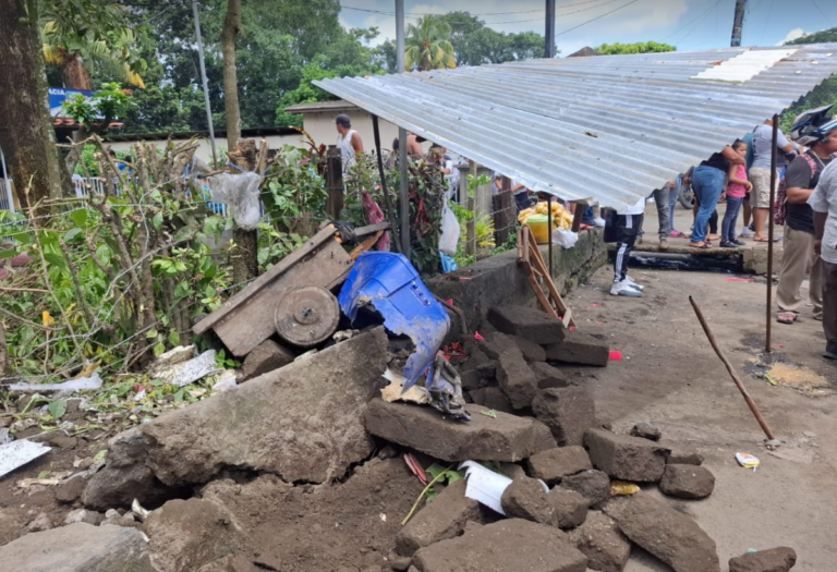 Camión desenfrenado deja un muerto y dos lesionados graves en La Concha, Masaya