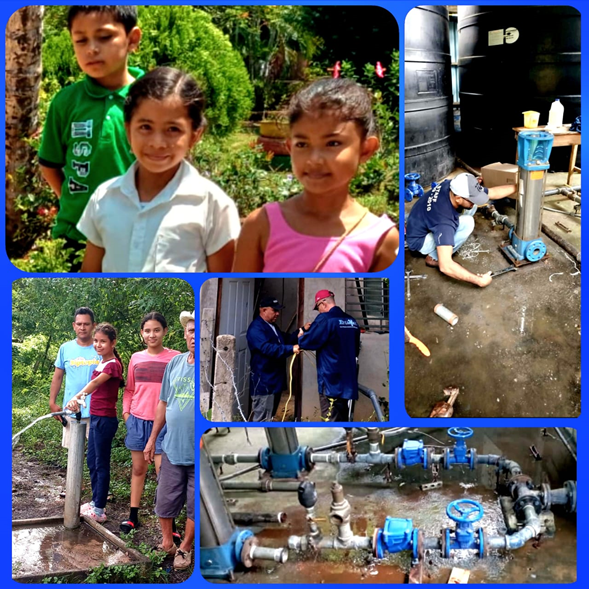 Mejoras en sistema de agua potable en Santa Rita Teustepe