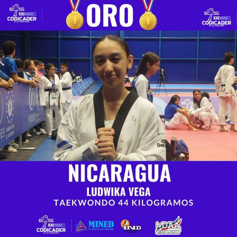 Nicaragua hasta el momento con 50 medallas en los Juegos Estudiantiles de Codicader 2024