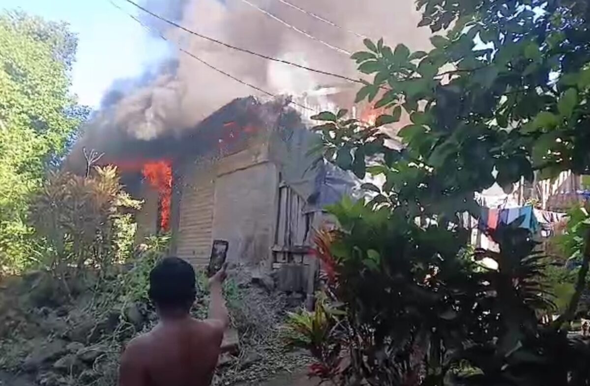 Incendio de casa en El Portón, Esquípulas: Desastre total