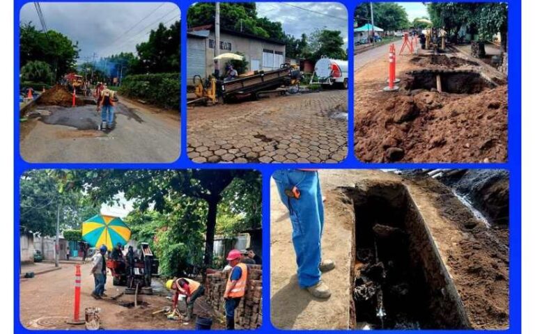 ENACAL mejora servicio de agua potable en los distrito 1 y 5 de Managua