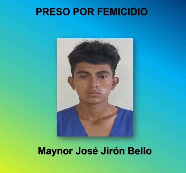 Maynor José Jirón Bello, de 19 años 