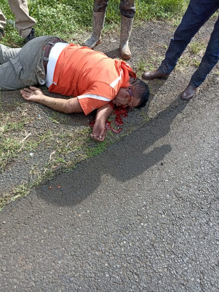 Hombre es encontrado moribundo a un lado de la carretera en San Carlos, Río San Juan