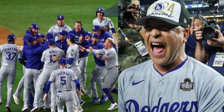 Dodgers de los Ángeles doblegaron a los Yankees y son los Campeones de la serie mundial