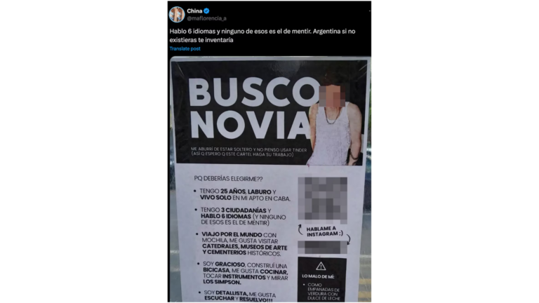 Buscando novia a la antigua: el peculiar método de un joven para encontrar el amor