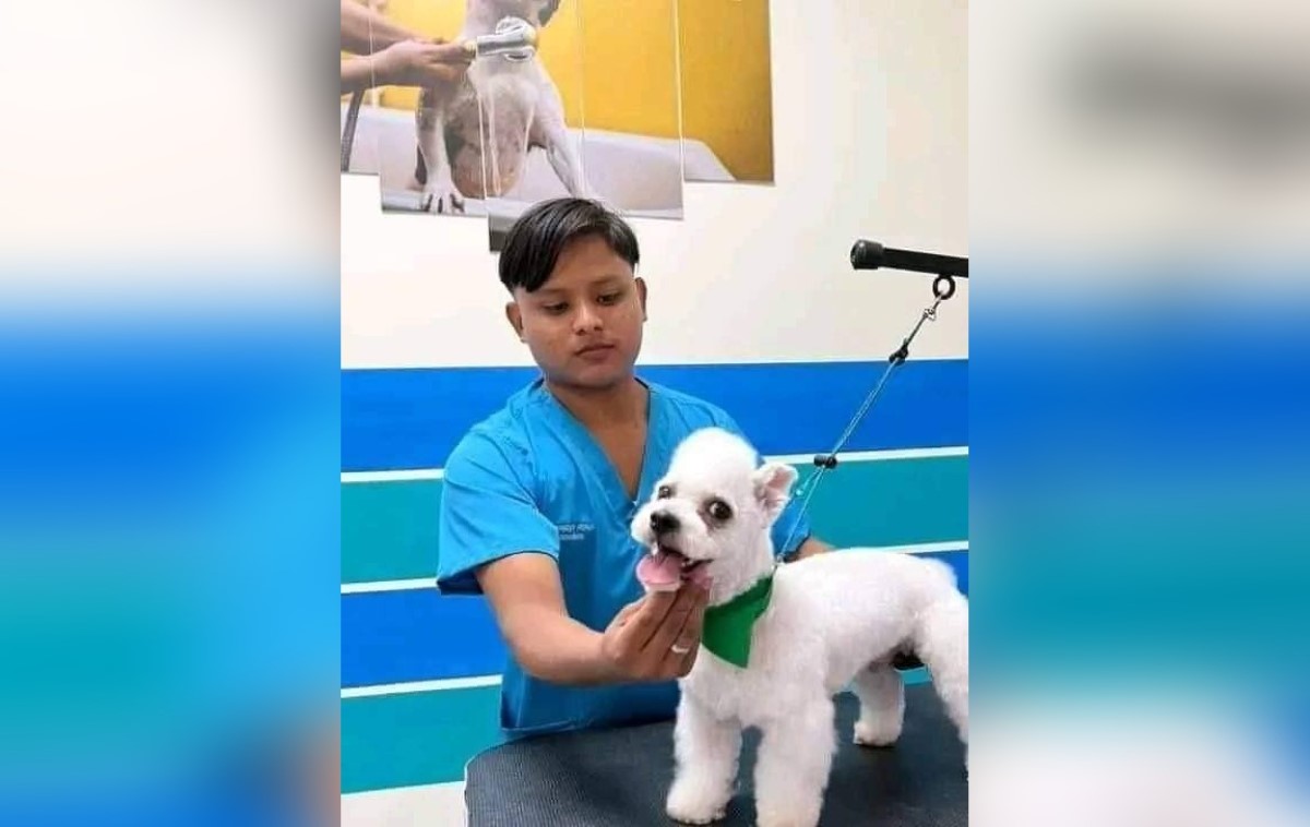 El joven veterinario Leonardo Antonio Ayala Leiva