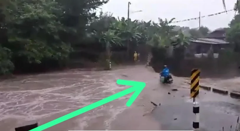 En Chontales: suspenden búsqueda de vendedor de leche arrastrado con todo y moto por aguas en un río