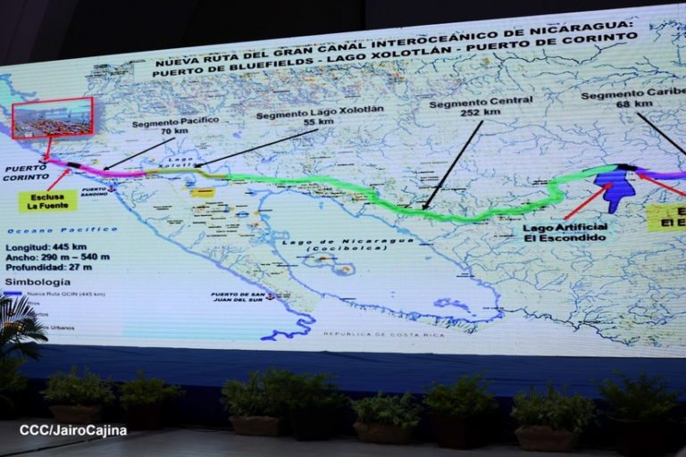 Canal interoceánico en Nicaragua mejorará comercio marítimo mundial