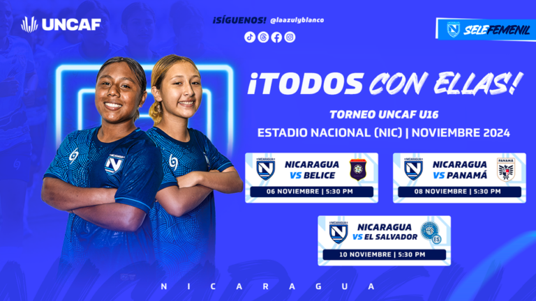 Selección U-16 de Nicaragua debuta en Torneo UNCAF ante Belice en Managua