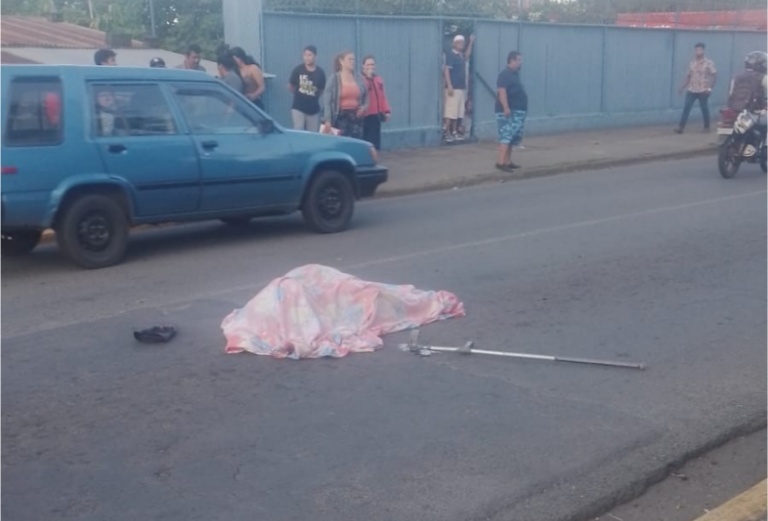 Discapacitado muere arrollado por camión en barrio San Judas, Managua