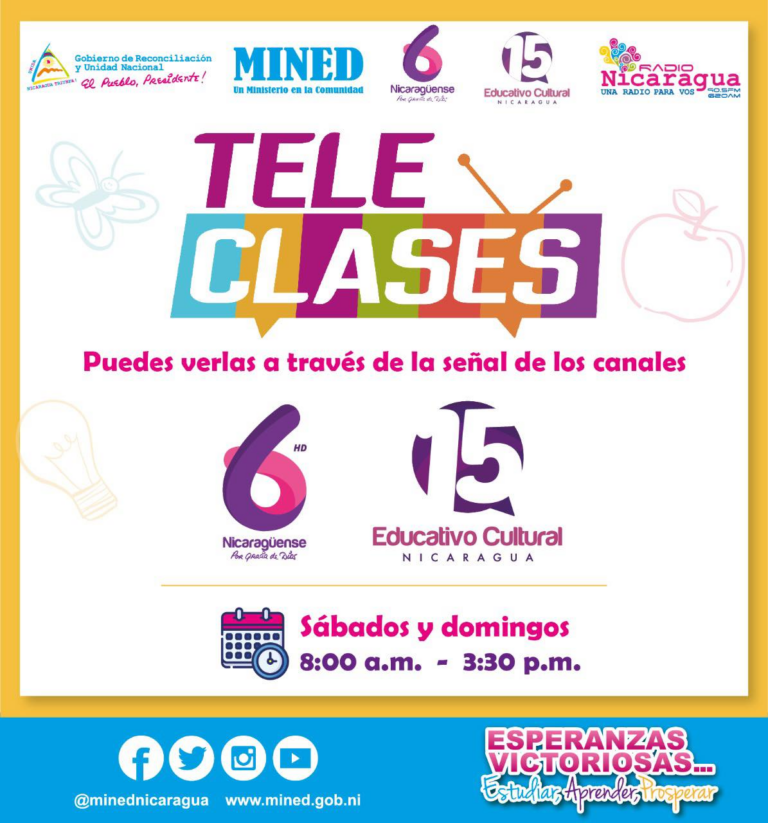 Ministerio de Educación alcanza más de mil Teleclases en 2024