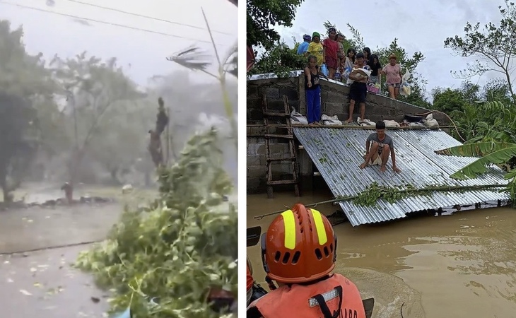 El tifón Toraji toca tierra en Filipinas tras evacuar a 2,500 personas