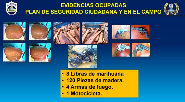 Dos homicidas y ocho delincuentes más son arrestados mediante planes policiales en la ciudad y el campo