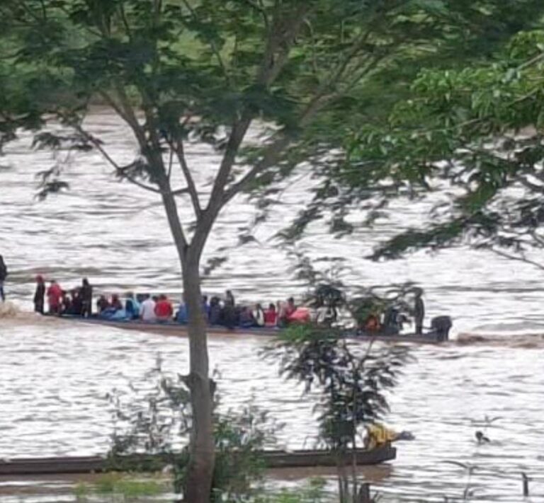 Un ahogado y 2 desaparecidos al accidentarse un bote en el Río Coco, en Wiwilí, Jinotega