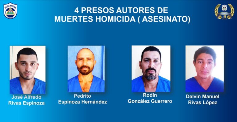 Policía Nacional captura a delincuentes que masacraron a una familia en Río San Juan