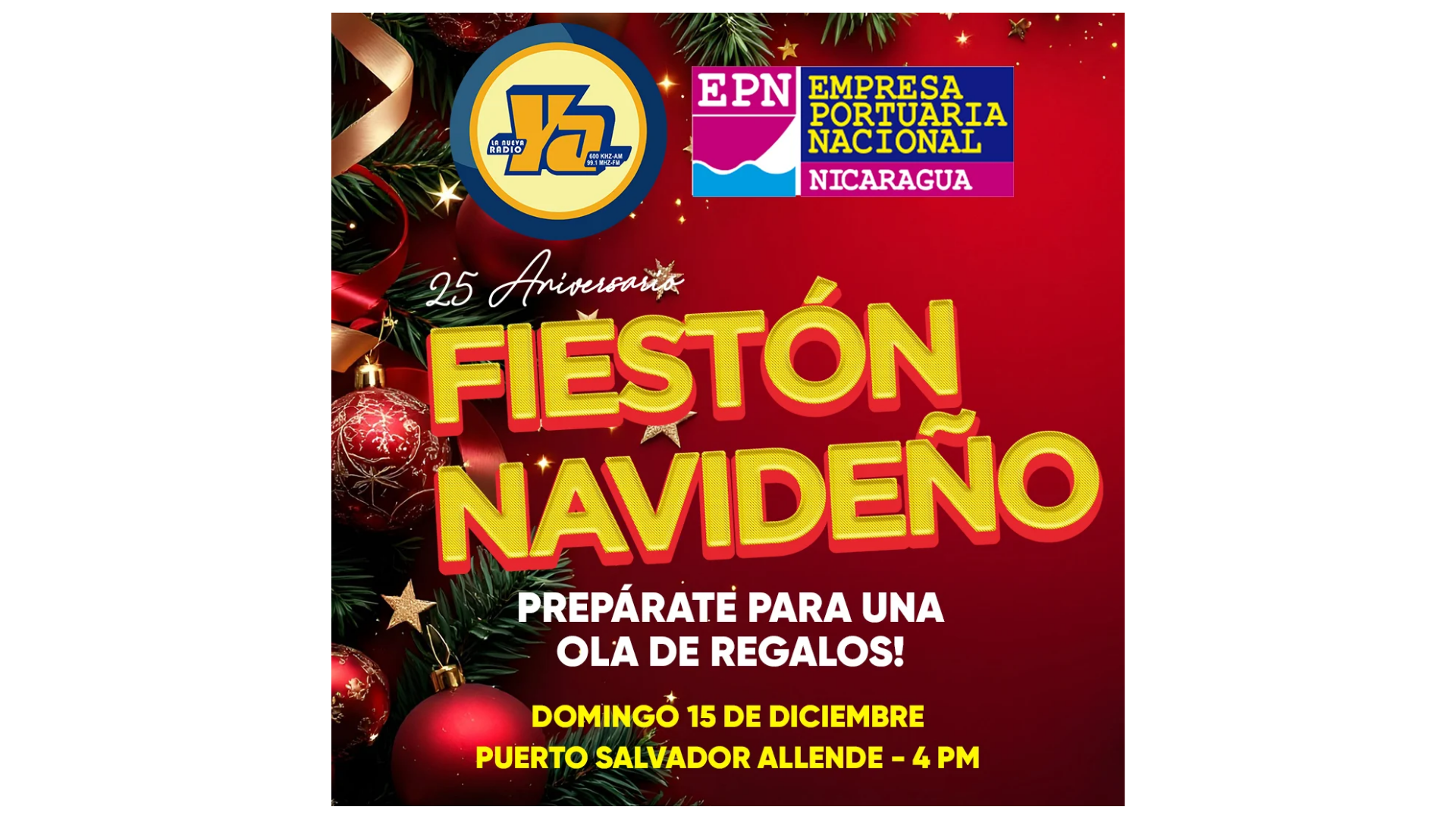 Todo Listo Para Celebrar El Fiest N Navide O De Tu Nueva Radio Ya Este