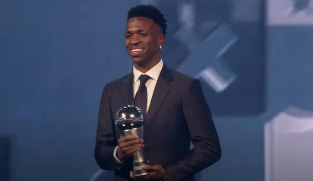 Vinícius Jr. gana el Premio The Best 2024 como el mejor jugador del año