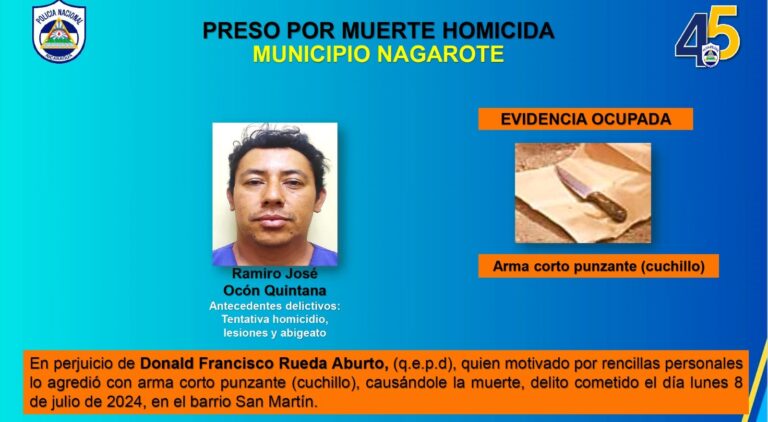 Jueza declara culpable a hombre y deja libre a otro por muerte de joven deportista en Nagarote