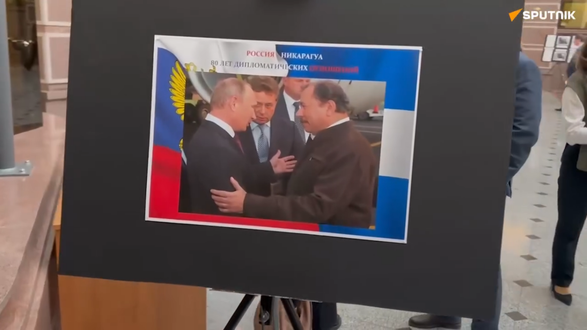 El Presidente Daniel Ortega con el mandatario ruso Vladímir Putin, en 2014, cuando el jefe del Kremlin viajó a Nicaragua