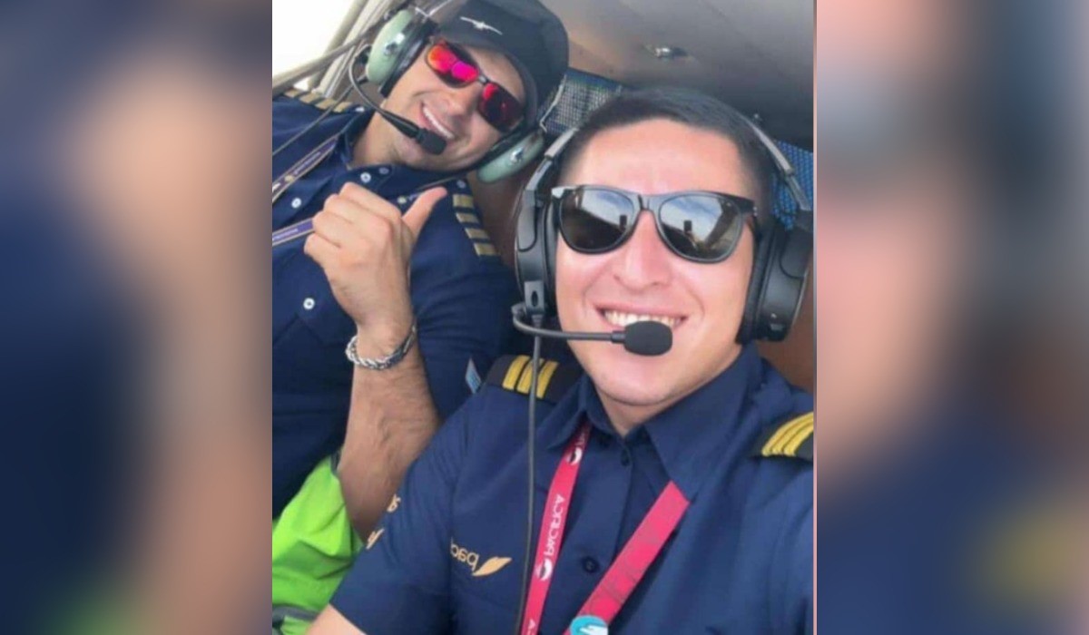 Estos son los pilotos de la avioneta siniestrada