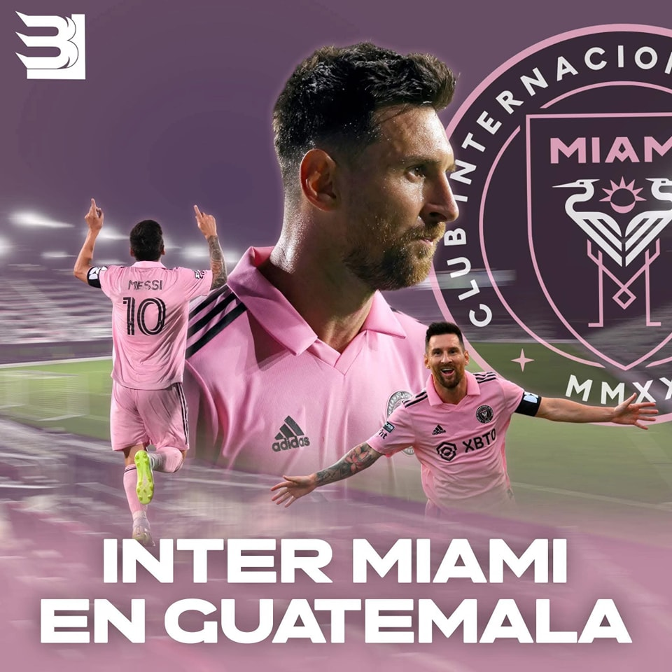 Inter de Miami enfrentará a Olimpia en Honduras y Guatemala