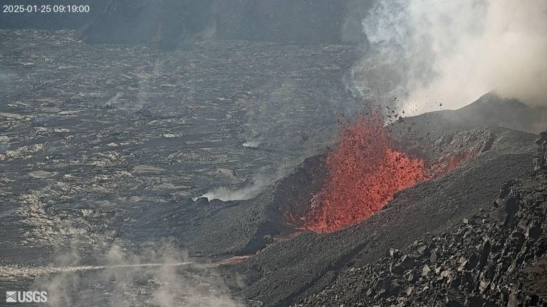 Volcán Kilauea de Hawái hace una pausa tras 13 horas de intensa actividad
