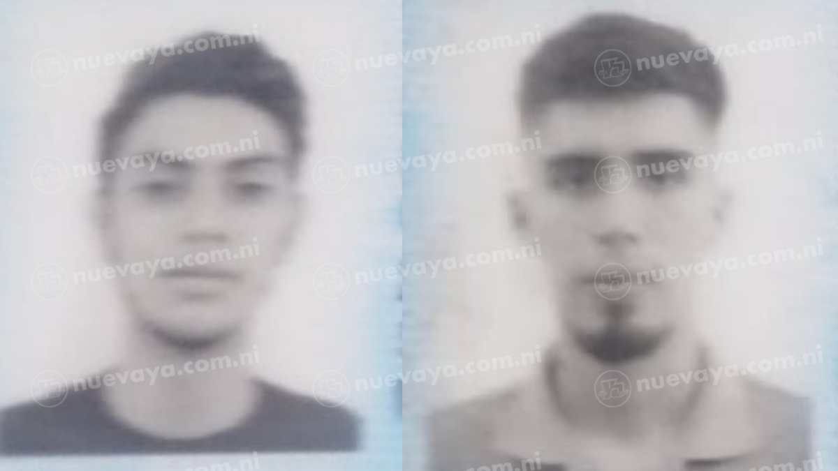 James Miguel Pineda Sevilla, de 21 años, y Rodrigo Rafael López Espinoza, de 24