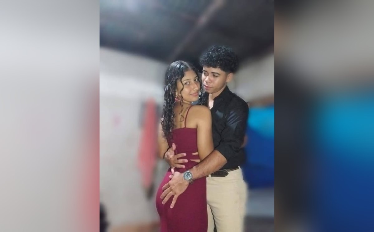 Tyra Gisell Cisneros Martínez y su novio Deyri Espinoza