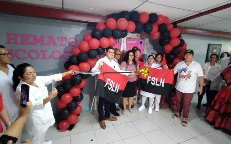 Inauguran sala de Hemato – Oncología en el Hospital Manolo Morales, Managua